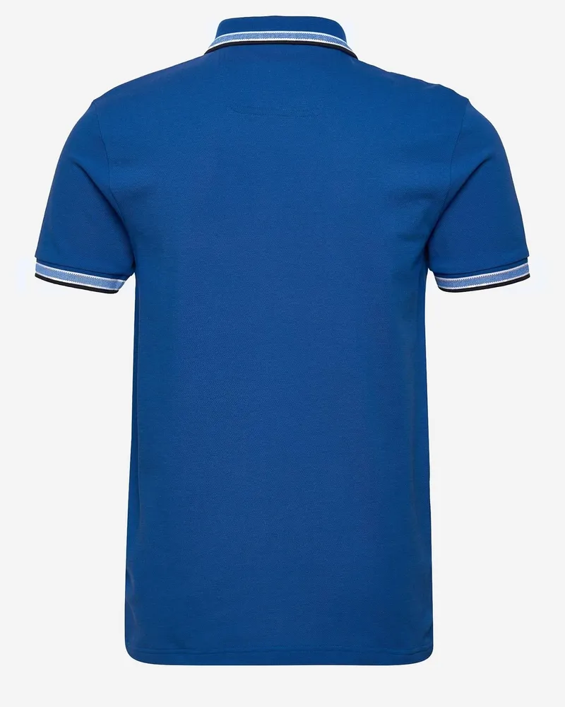 HUGO BOSS Cotton Piqué Polo Shirt — Navy Navy