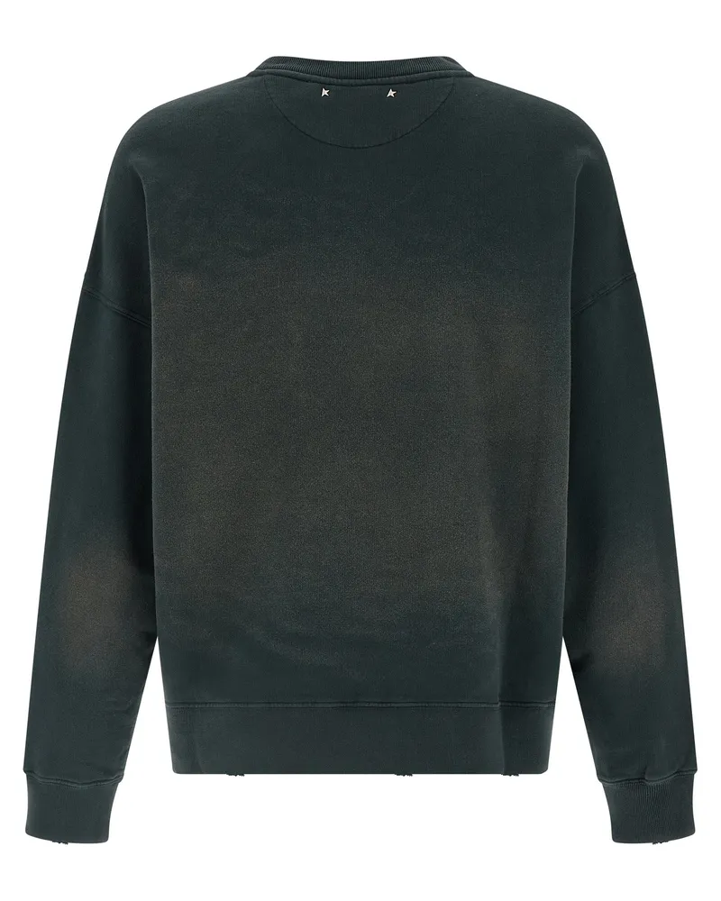 Golden Goose Men's Black Cotton Sweatshirt Clothing Black