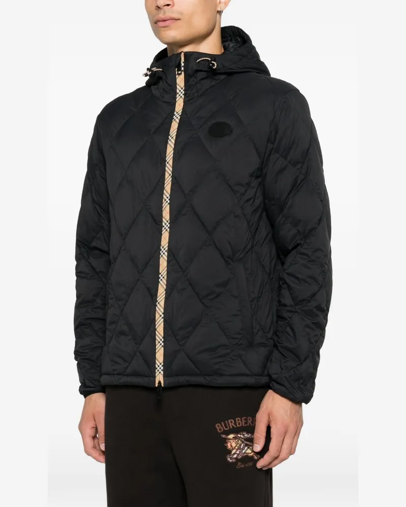 Burberry Quilted Nylon Quilted Jacket — Black Black