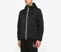 Quilted Nylon Quilted Jacket — Black
