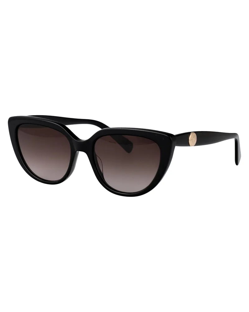 Longchamp LO766S Cat-Eye Acetate Sunglasses — Black Black