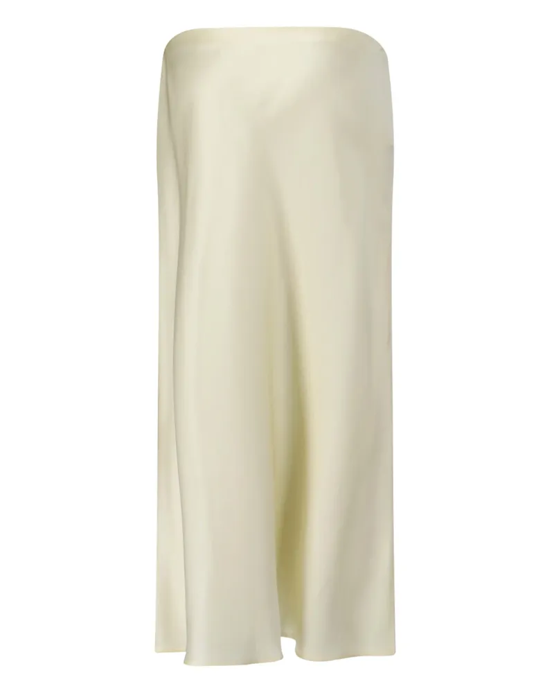 KHAITE Women's Skirts Yellow Acetate Yellow