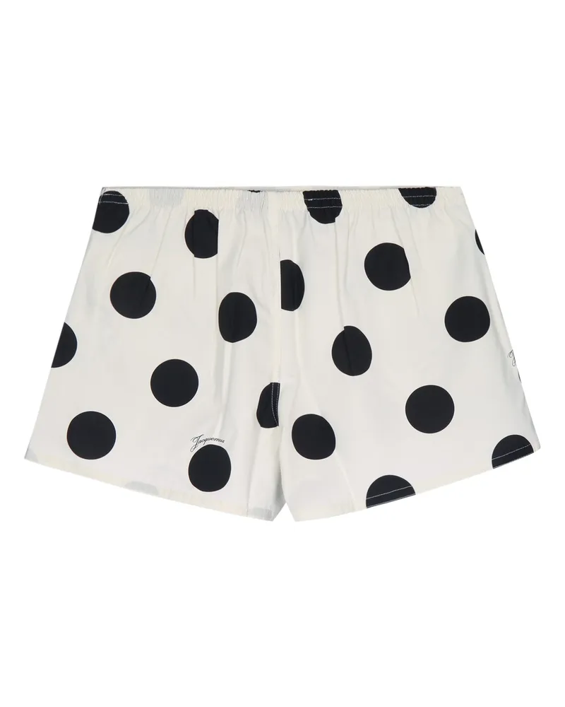 Jacquemus Short Shorts — White White