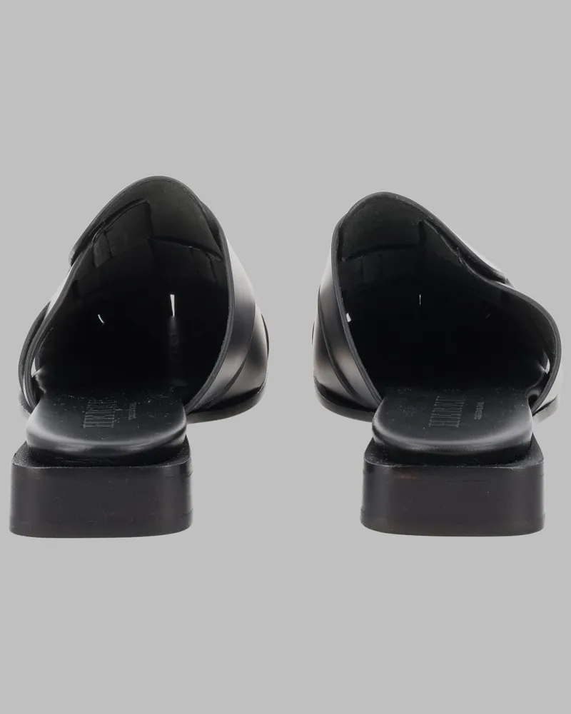HEREU Coraia Mules — Black Black