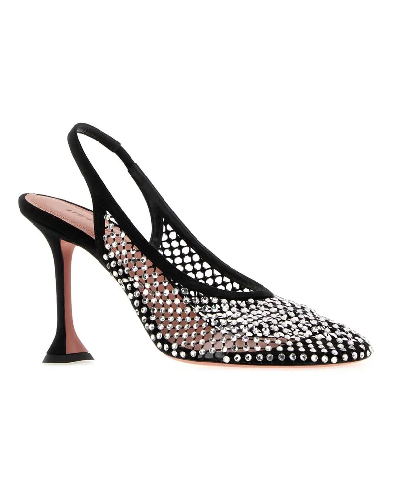 Amina Muaddi Blawhi Scarpe Con Tacco High Heel Shoes Black