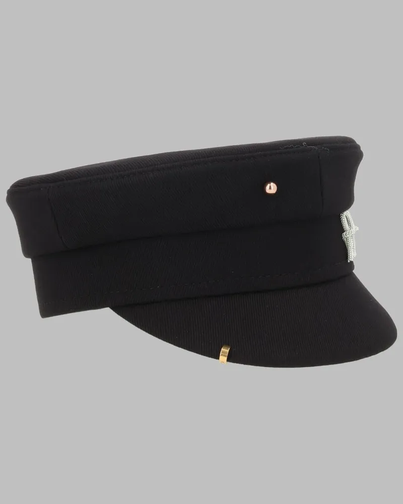 RUSLAN BAGINSKIY KPC033.PF26_WAPRSSIRBBLACK Flat Cap — Black Black