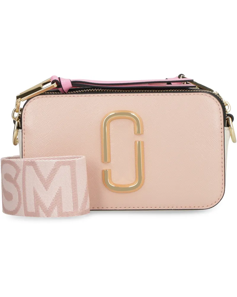 Marc Jacobs Women's Leather Camera Bag The Snapshot Rose Multi Cow Hide Shoulder Pink