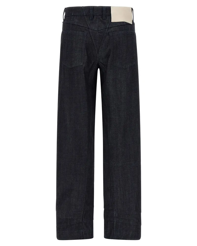 Jil Sander High-Waisted Denim Jeans — Black Black