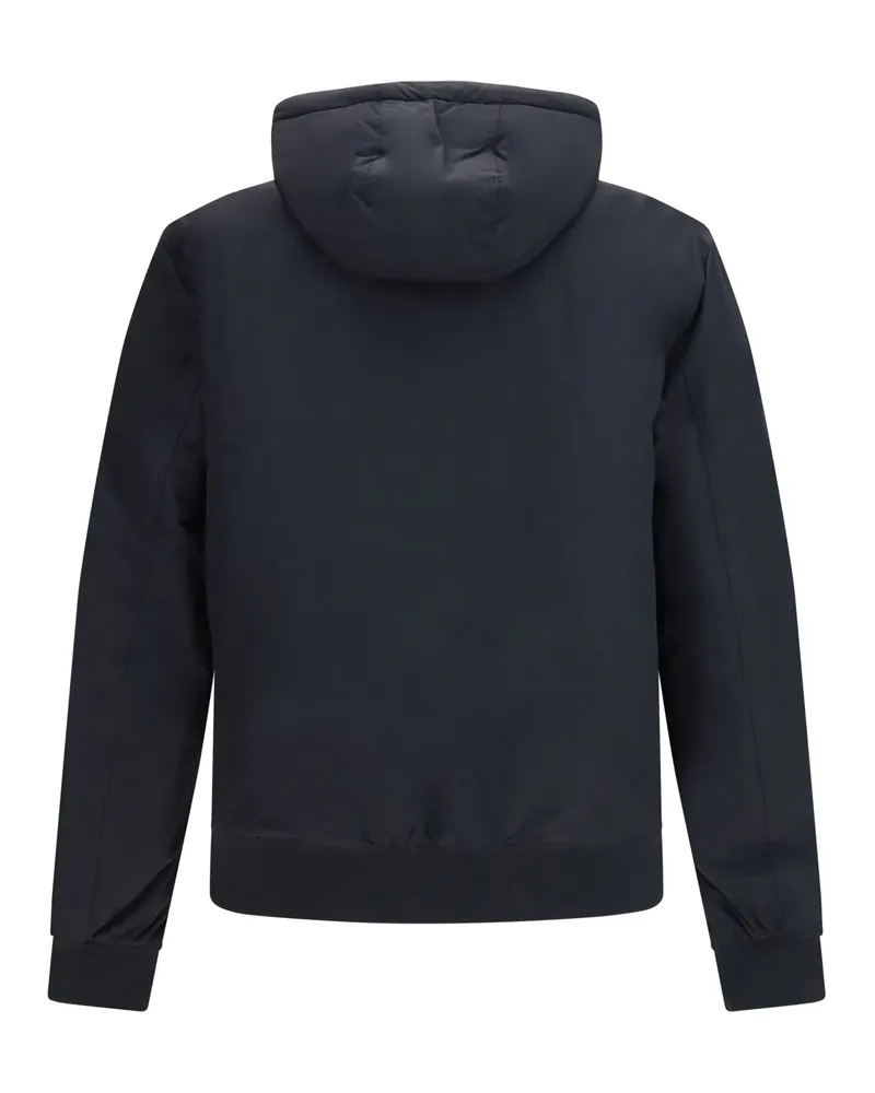 Fred Perry Hooded Recycled Polyamide Jacket — Black 