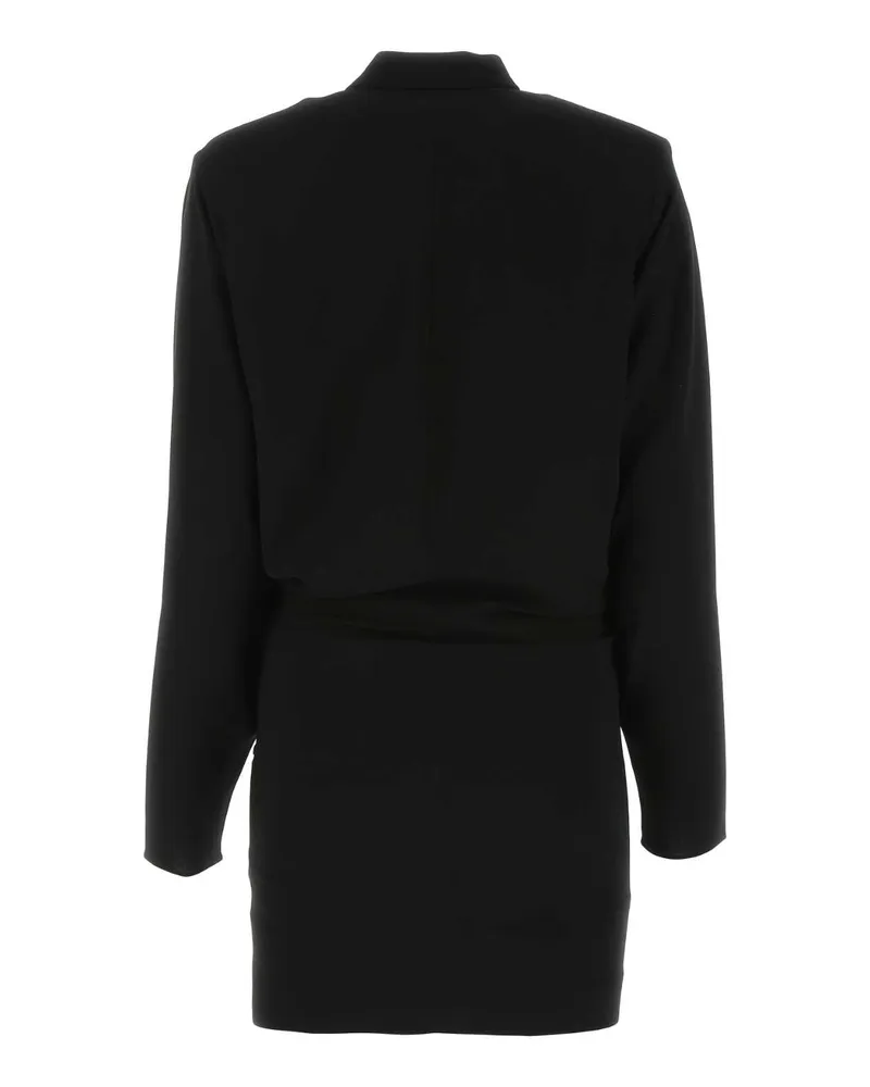 Isabel Marant Women's Black Crepe Lazeli Mini Dress Exterior: Acetate Polyester Abiti Black