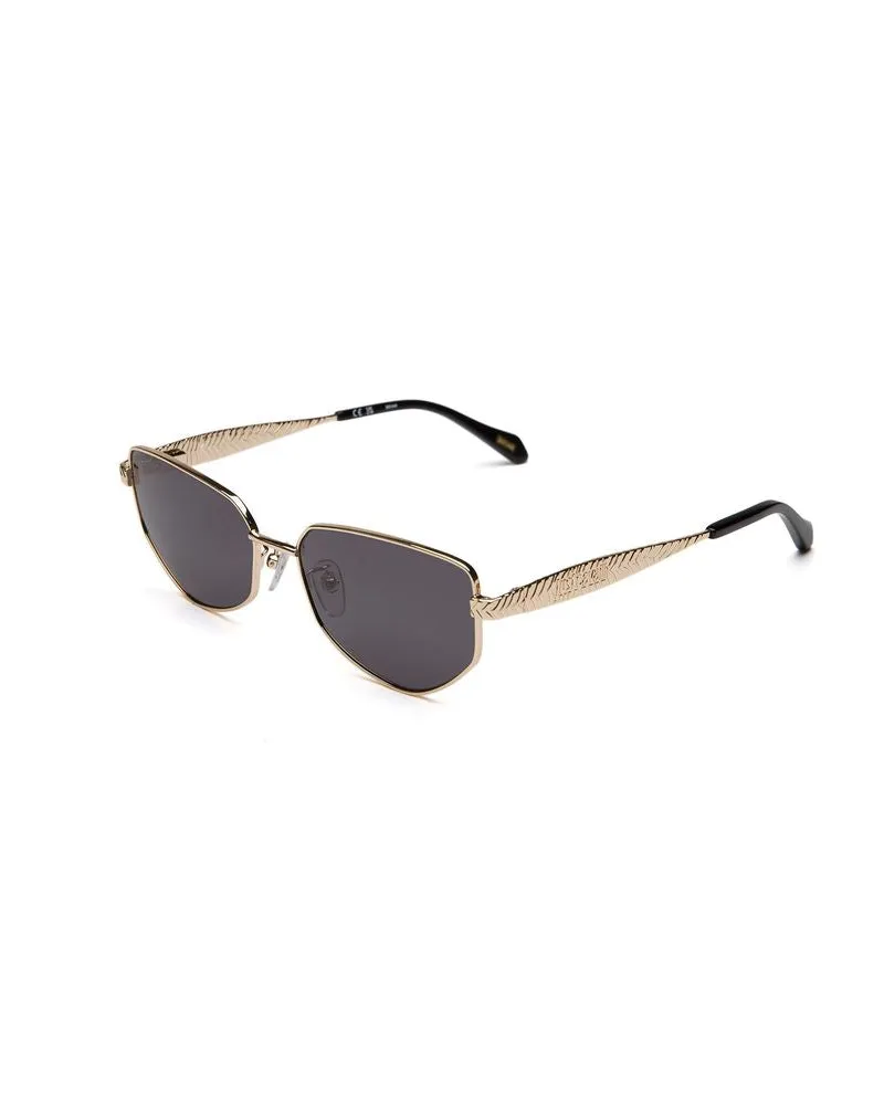 Just Cavalli Women's Sunglasses Shiny Rose Gold Stainless Steel Eyewear Rose