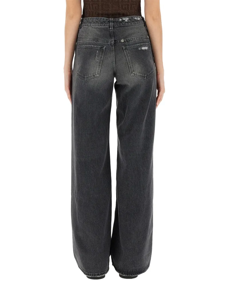 Givenchy Oversize Cotton Jeans — Black Black