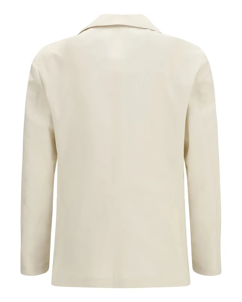LARDINI Men's Blazer White Cotton Blazers Jacket White