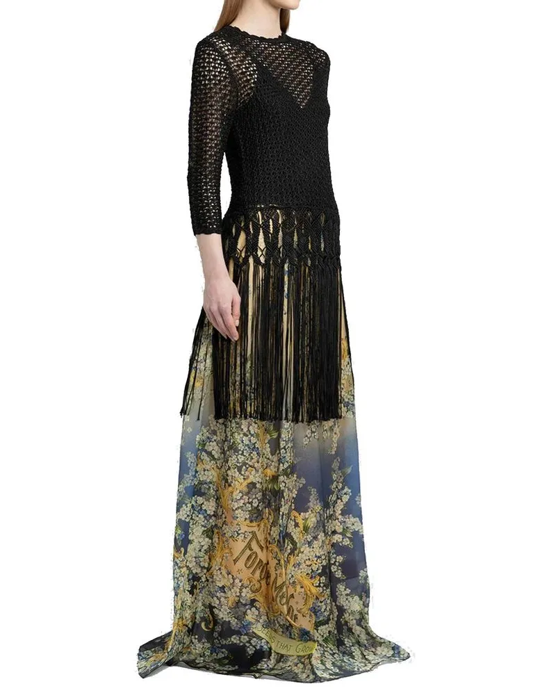 Zimmermann Women's Black Viscose Casual Dress Black