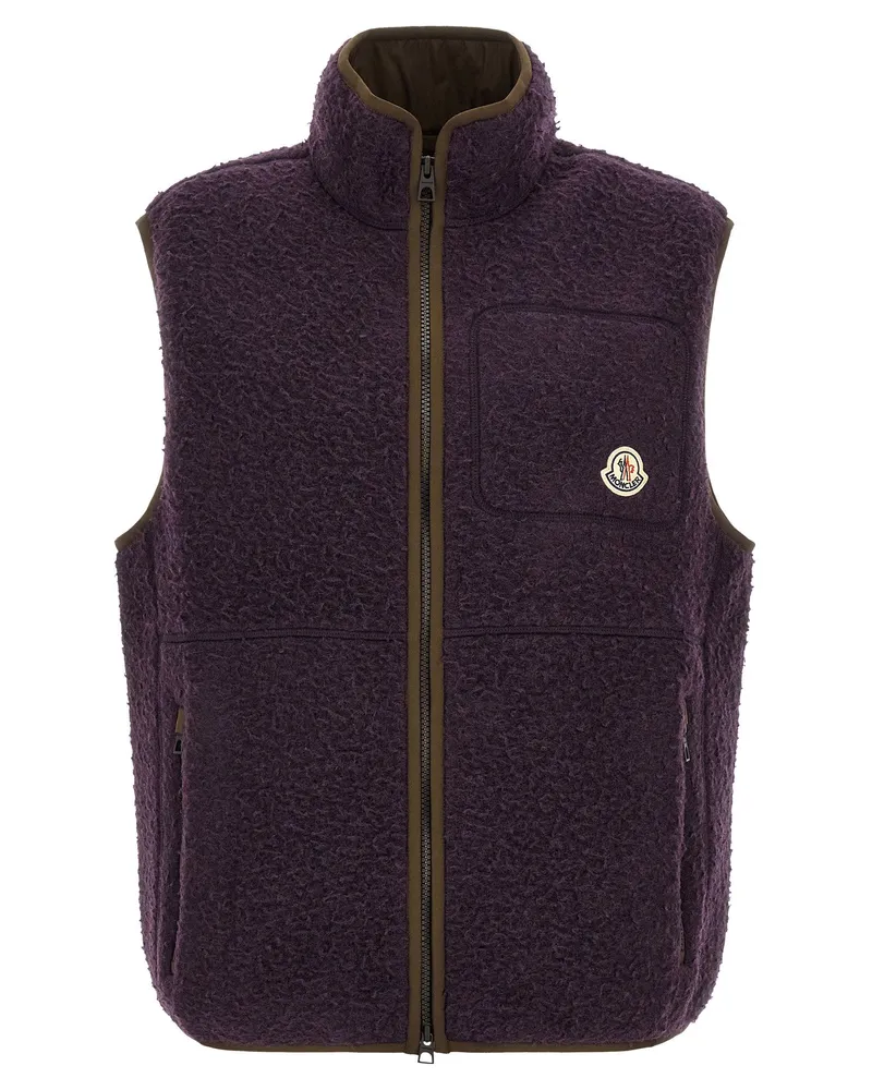 Moncler Casentino Vest — Purple Purple