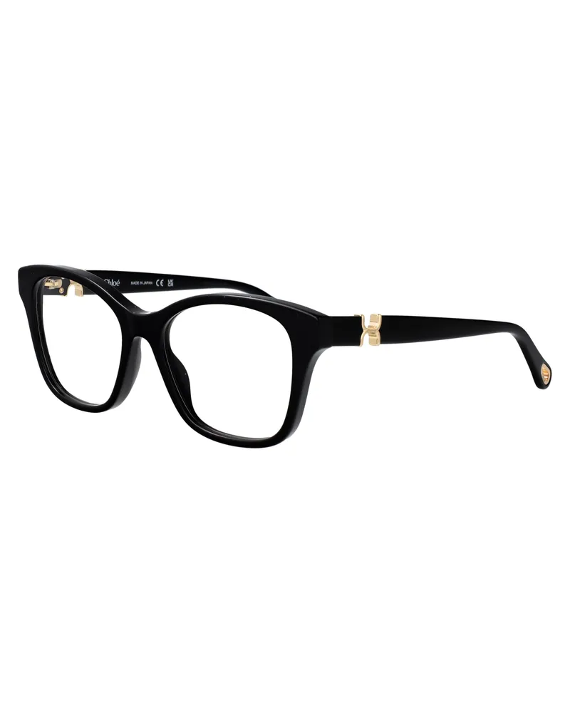 Chloé Women's Sunglasses Ch0334o Black-Black-Transparent Acetate Glasses & Frames Black/black/transparent Black