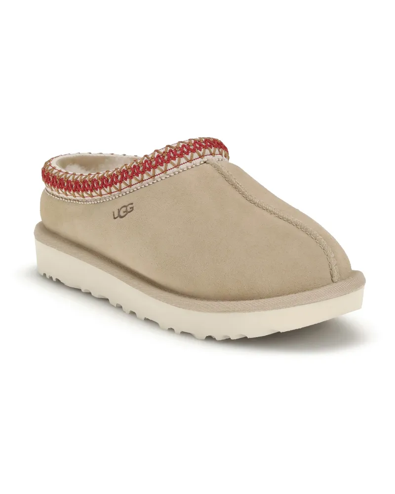 UGG Women's W Tasman Ii Sand - Dark Cherry Upper: Mutton; Sole: Rubber Sandal Beige
