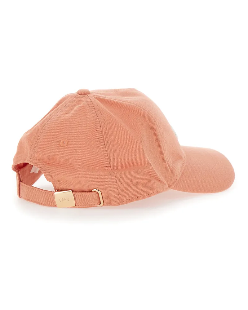 Chloé Girls' Kids Cotton Hat Orange Orange