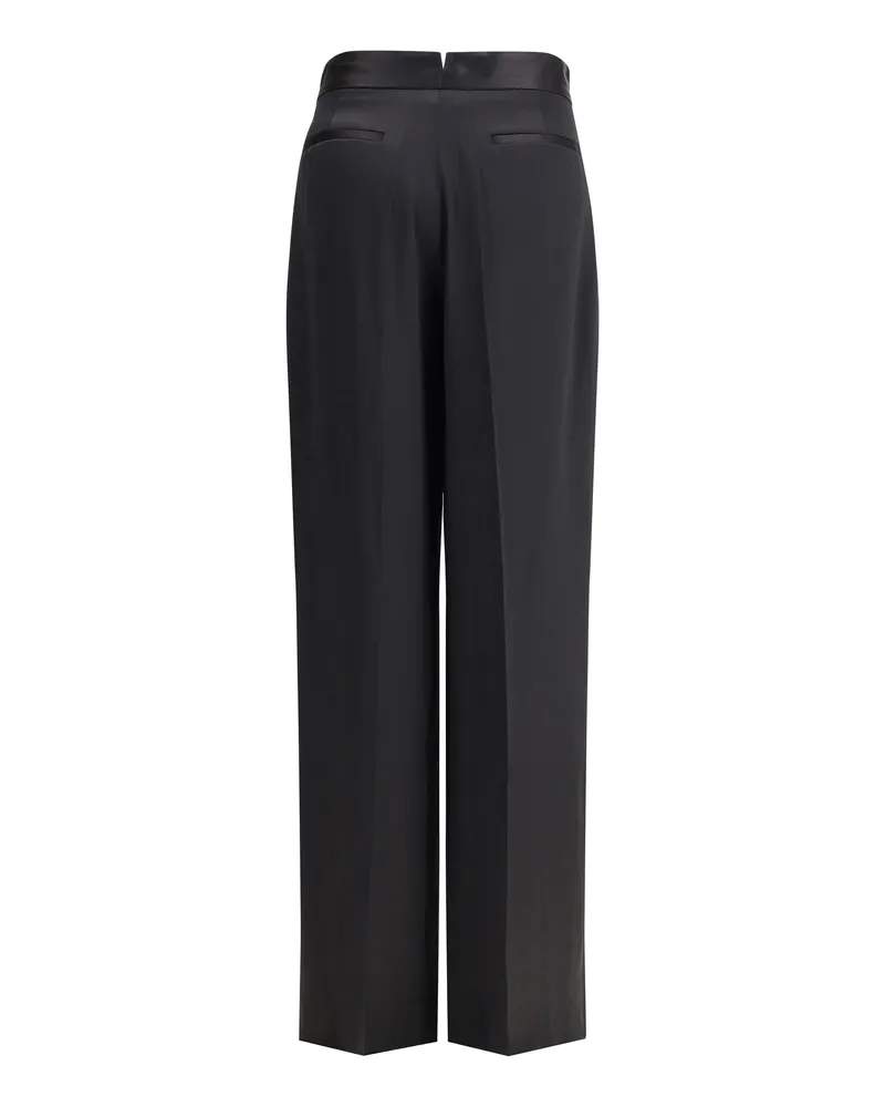 Sa Su Phi Women's Bogart Pants Black Silk; Polyester Trousers Black