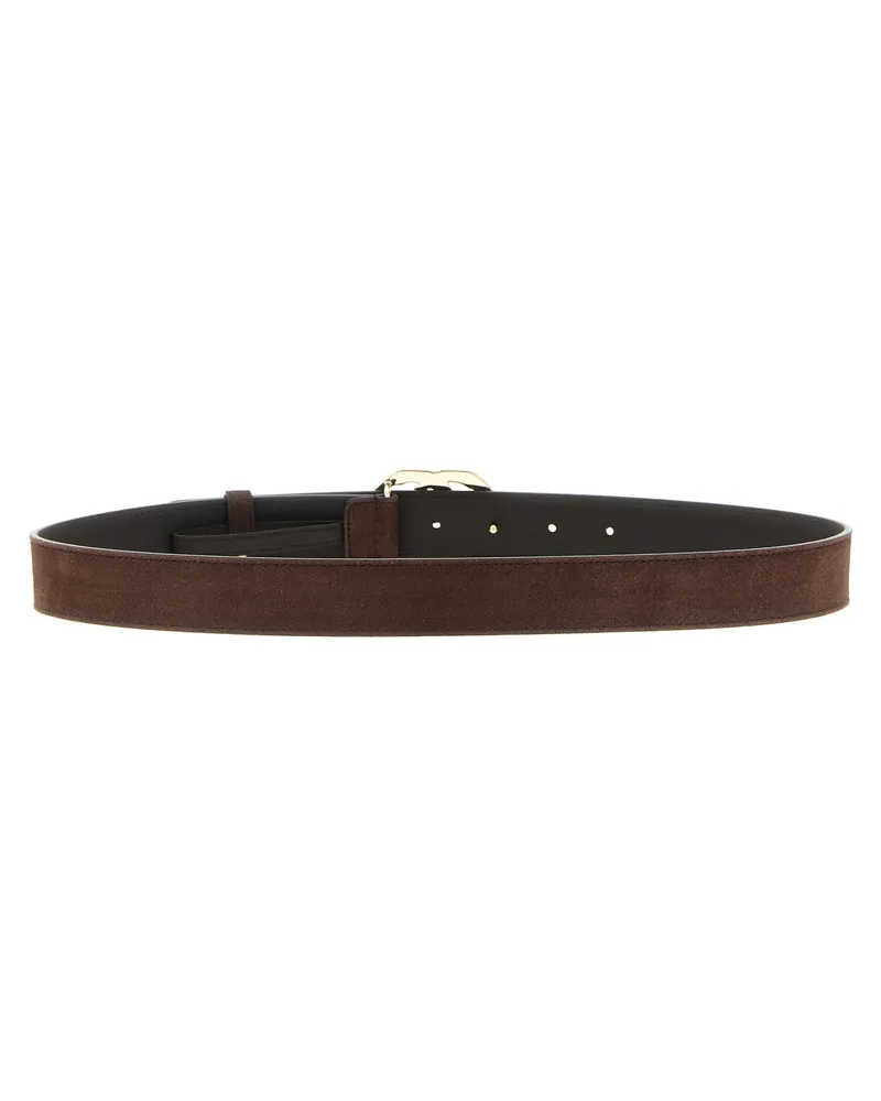 Gucci Women's Brown Calfskin Regular Belt Brown