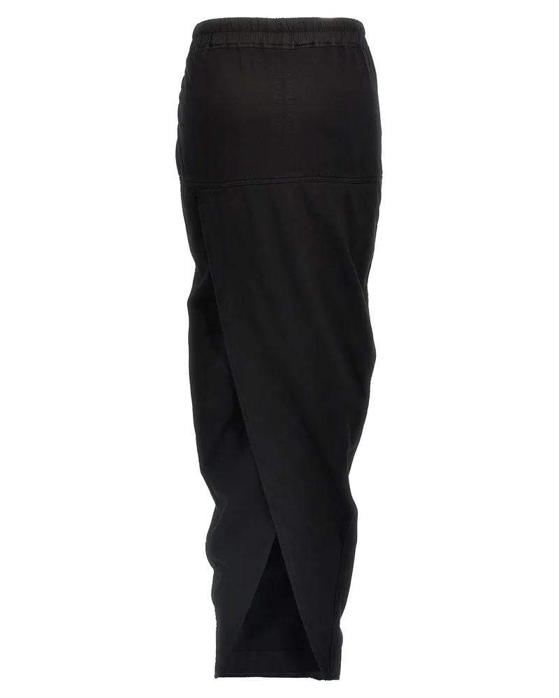 DRKSHDW by Rick Owens Pull-On Pillar Maxi Skirt — Black Black