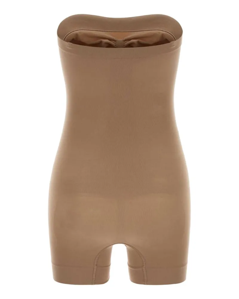 032c Strapless Seamless Bodysuit — Brown Brown