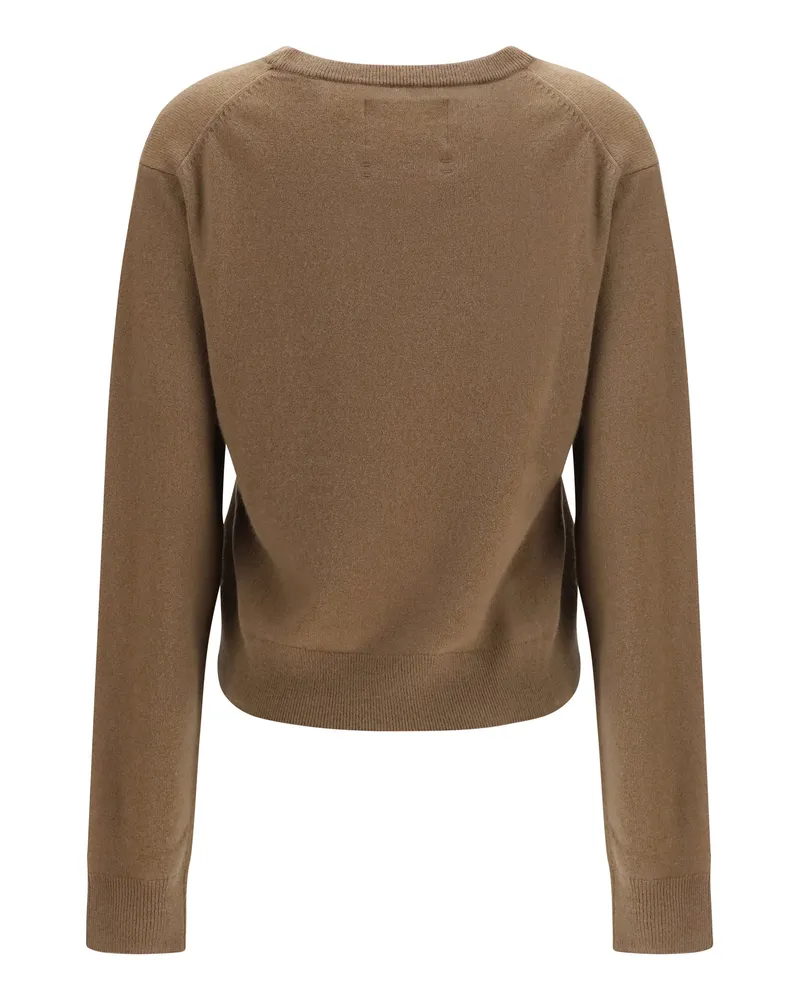 extreme cashmere Women's N°475 March Cashmere Sweater Chai Kashmir-Capra Hircus Kashmir/capra Beige
