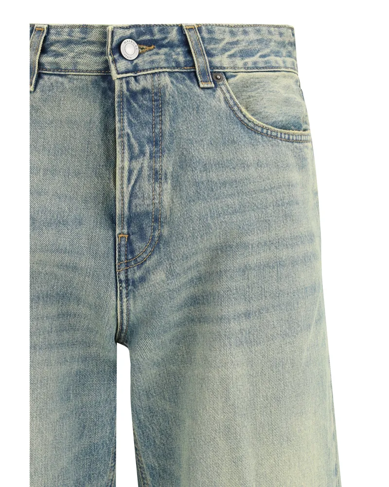 Haikure Women's Straight-Leg Jeans Earth Blue Cotton Blue