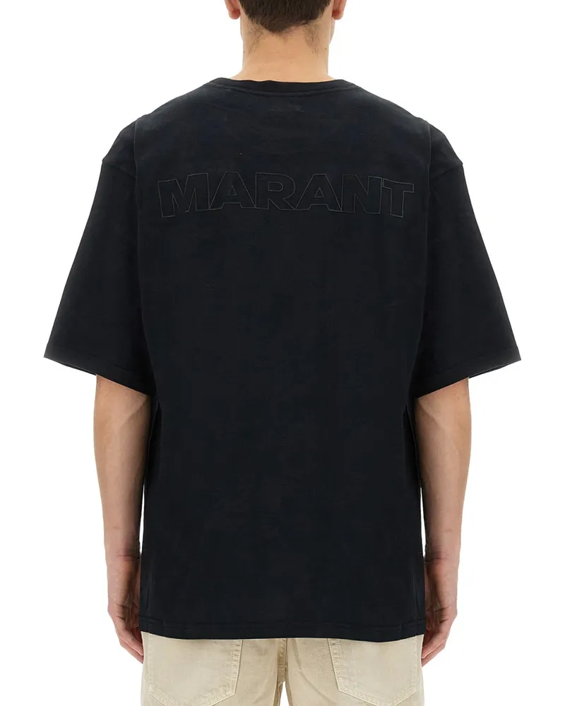 Isabel Marant Cotton T-Shirt — Black Black