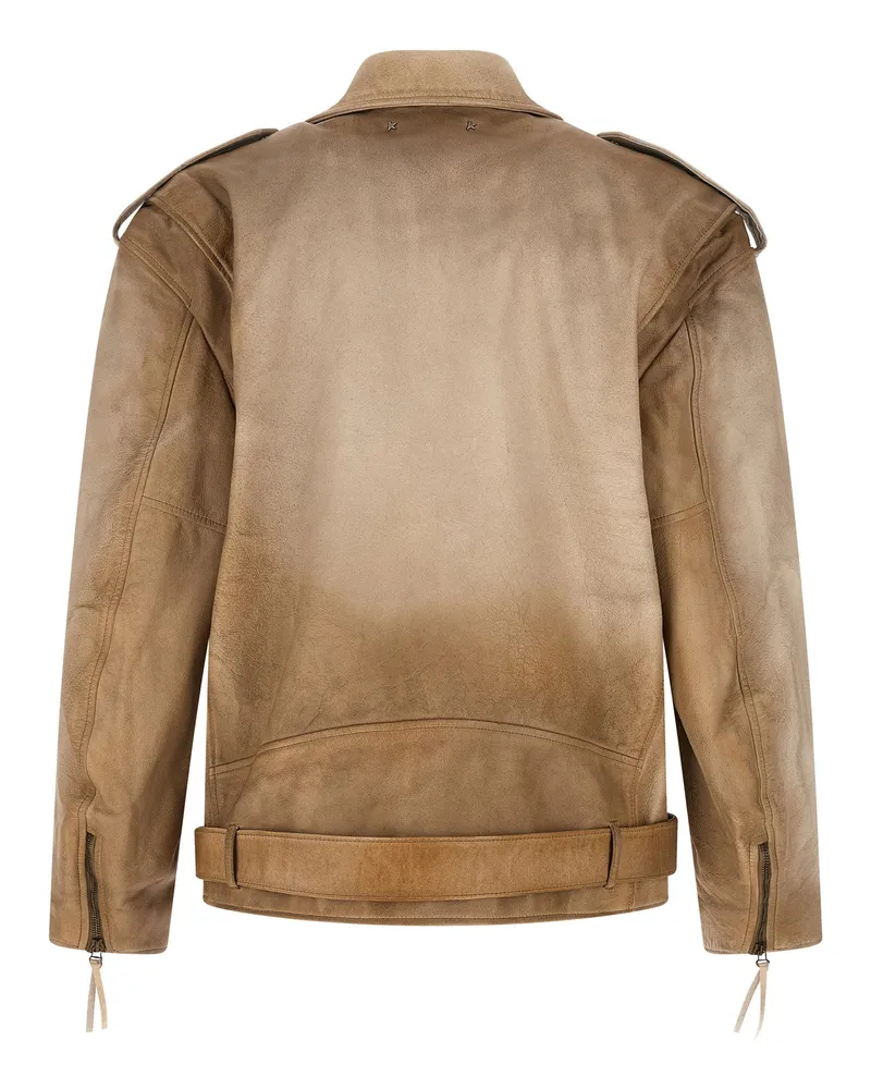 Golden Goose Phoebe Jacket — Tan Tan