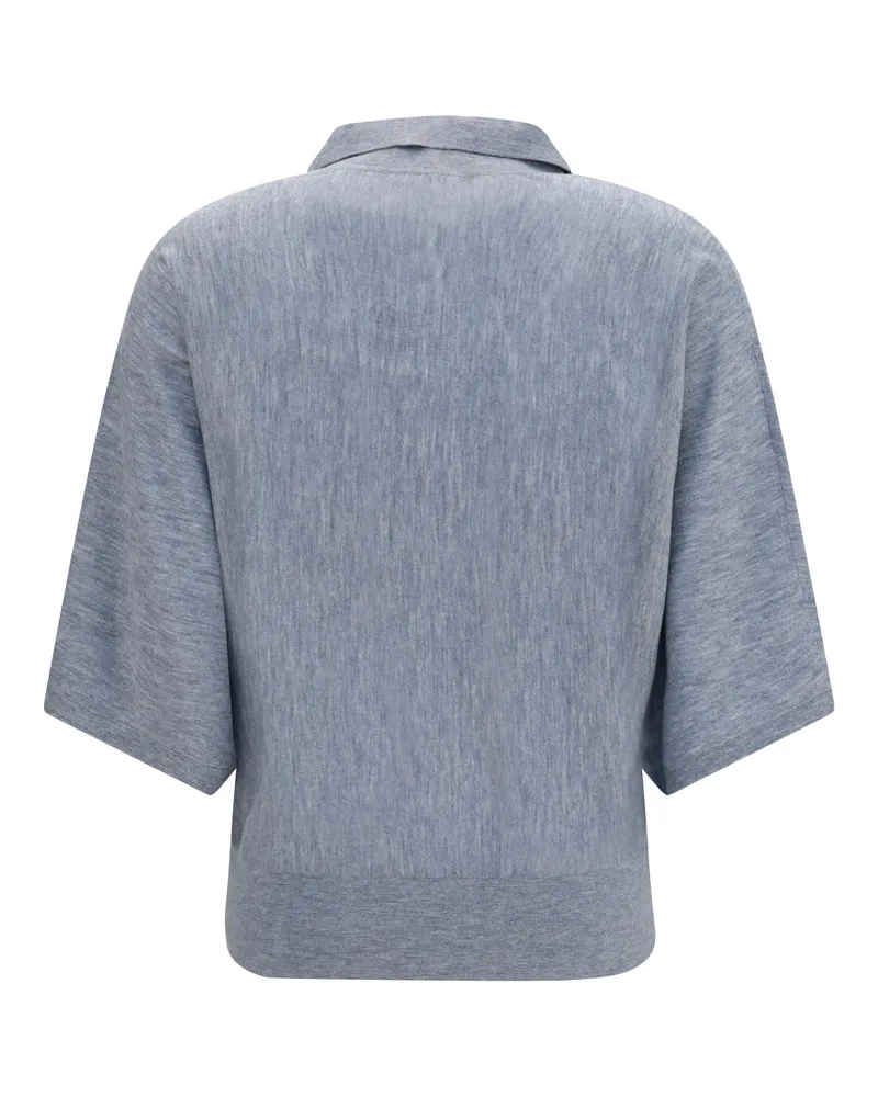 Lisa Yang Women's Norie Sweater Dark Mist Kashmir-Capra Hircus Kashmir/capra Gray