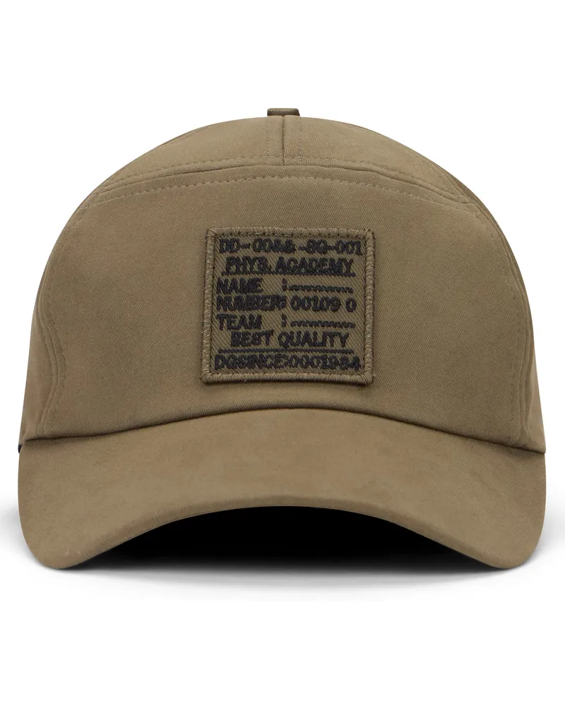 Dolce & Gabbana Men's Cotton Cap Military Green Hat Green