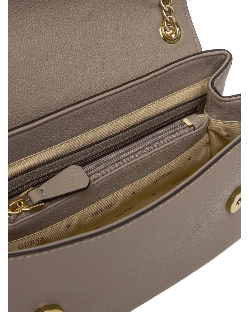 Guess Women's Crossbody Bag Dark Taupe Polyurethane - Crossbody-Bags Taupe
