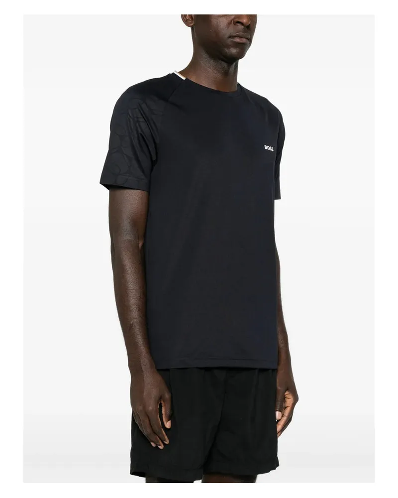 HUGO BOSS Crew Neck Cotton T-Shirt — Black Black