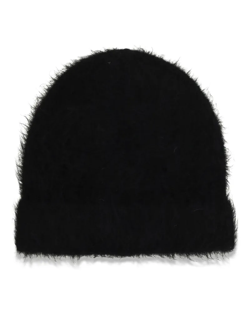 Séfr FW23FUZZYBEANIE Fuzzy Alpaca-Blend Beanie — Black Black