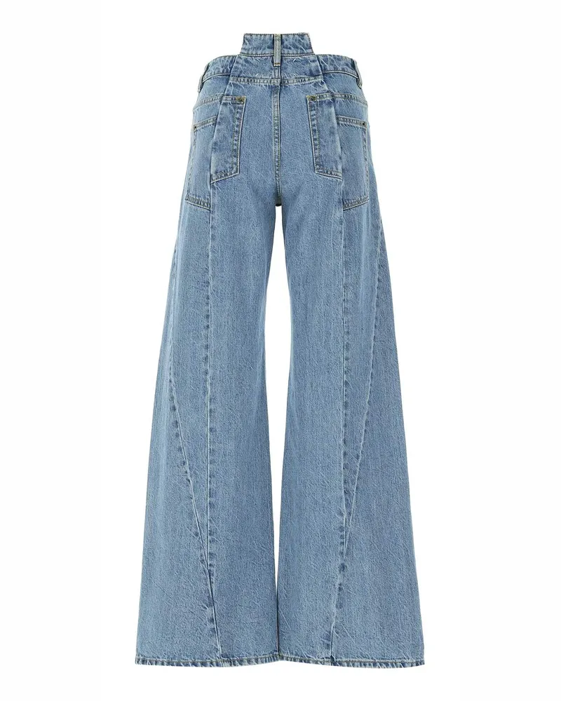 Maison Margiela Women's Denim Jeans 966 Exterior: Cotton Blue