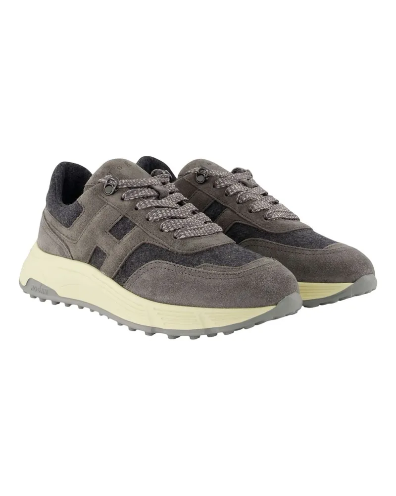 Hogan Hyperlight Allacc Sneaker — Gray Gray