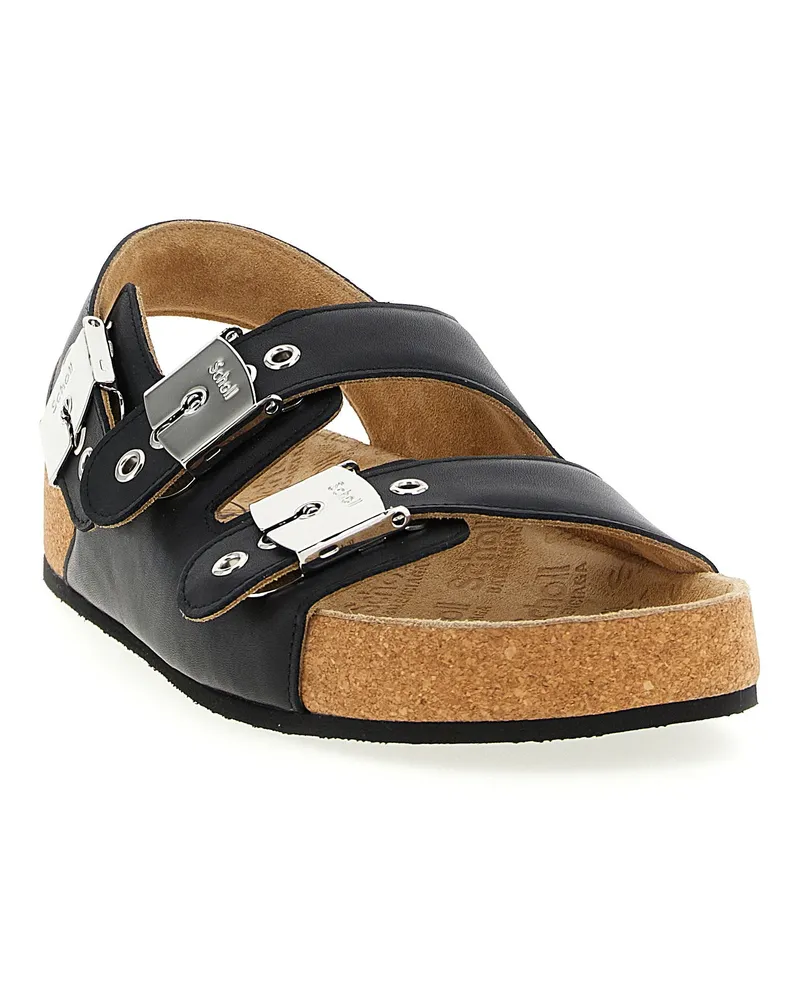 Balenciaga Scholl Sandal — Black Black