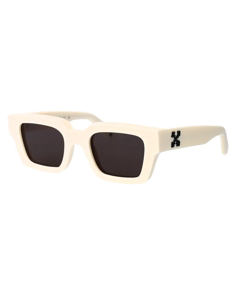 OFF-WHITE Unisex Sunglasses Virgil M 0107 Dark Grey Acetate Cream