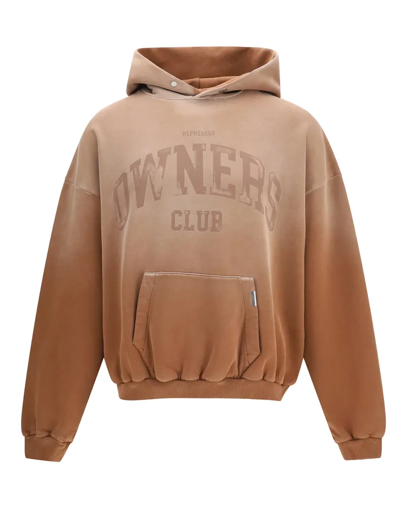 REPRESENT Men's Hoodie Owners Club Sienna Cotton Sweatshirts Sweater Beige