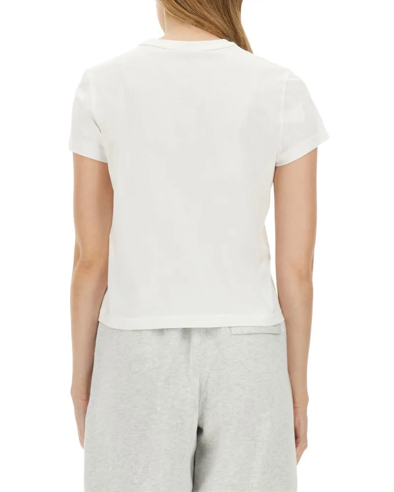 Alexander Wang Essential Shrunk T-Shirt — White White