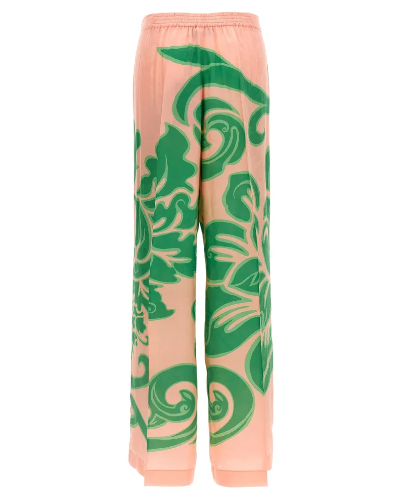 Etro Women's Multicolor Viscose Casual Pants Pink