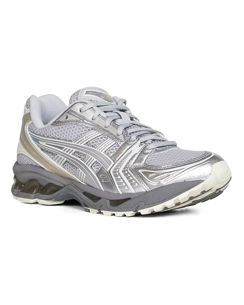 Asics Men's Sneakers Gel-Kayano 14 Concrete-Silver Artificial Leather Trainers Gray