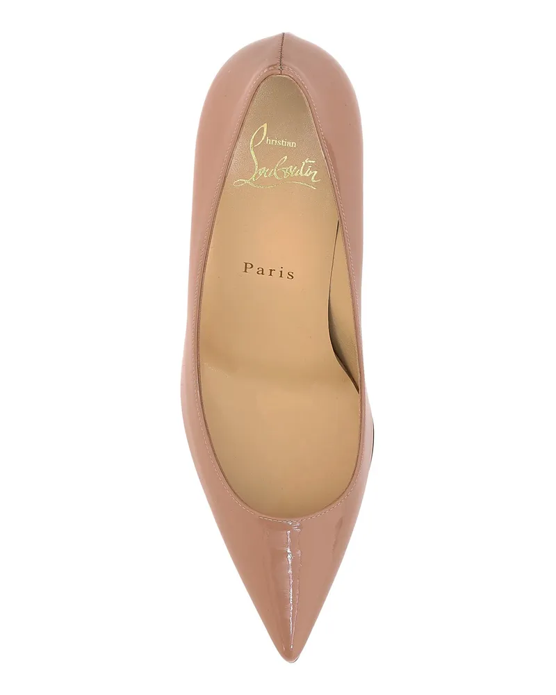 Christian Louboutin Women's Pumps Kate Blush Calfskin Calf Leather High Heel Shoes Beige