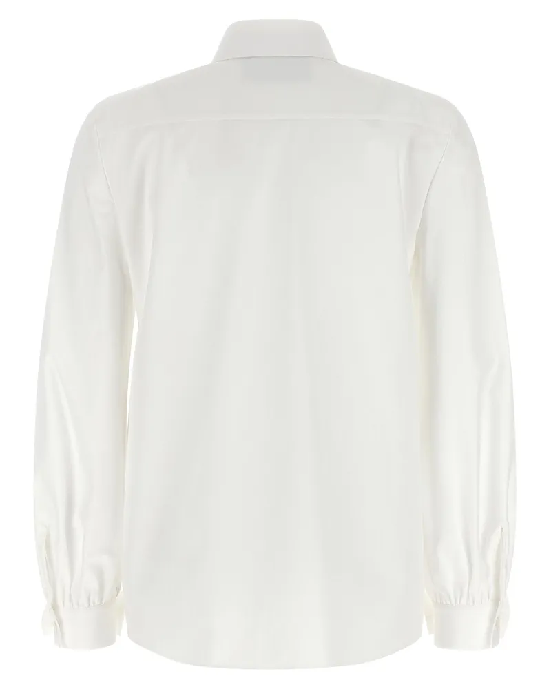 Valentino Garavani Cotton Poplin Shirt — White White