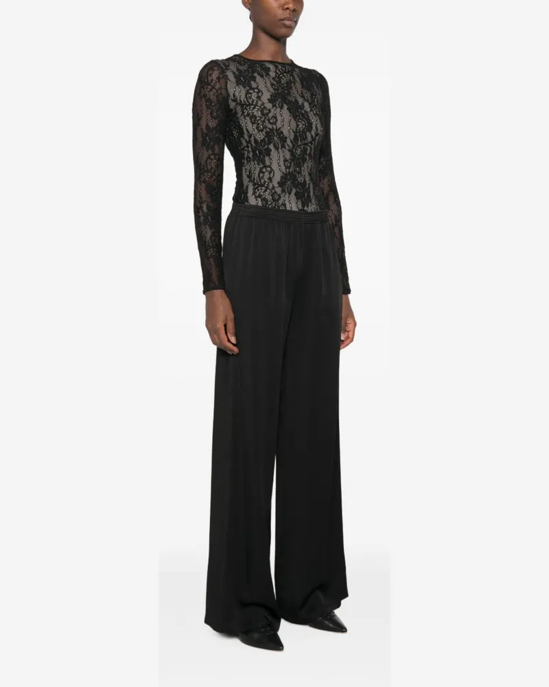 Zimmermann Lace Bodysuit — Black Black