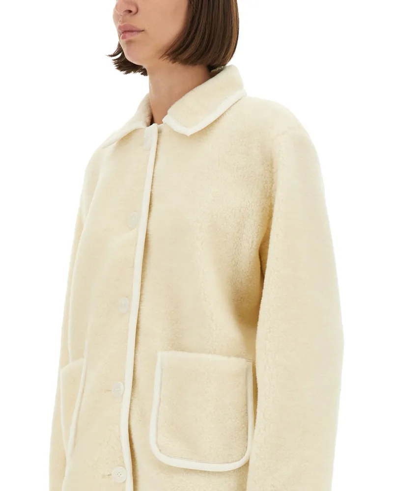 A.P.C. Blouson Jacket — Ivory Ivory