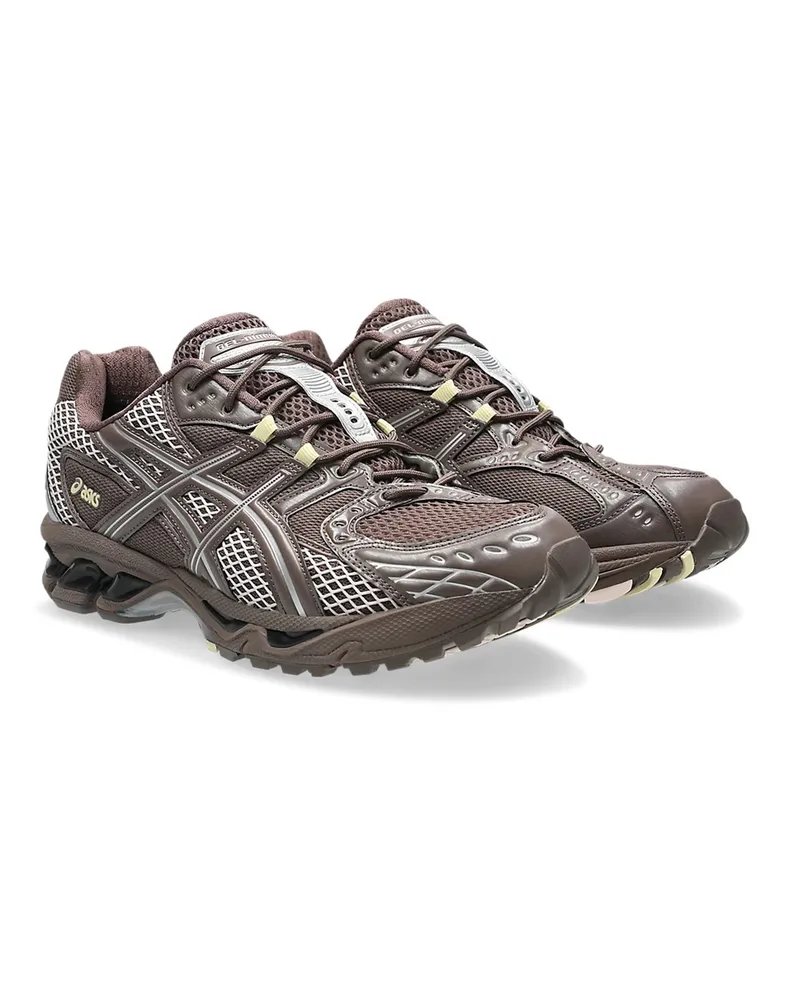 Asics Asymmetric Mesh Sneaker — Brown Brown