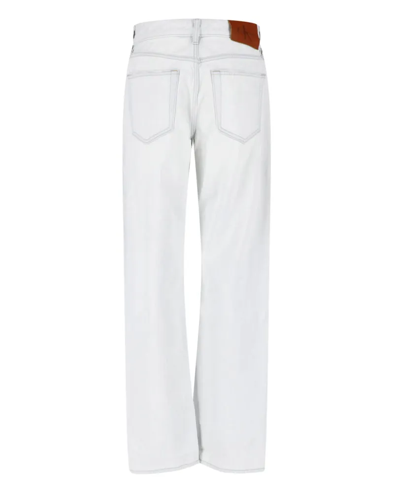 Calvin Klein Women's Jeans White Cotton White