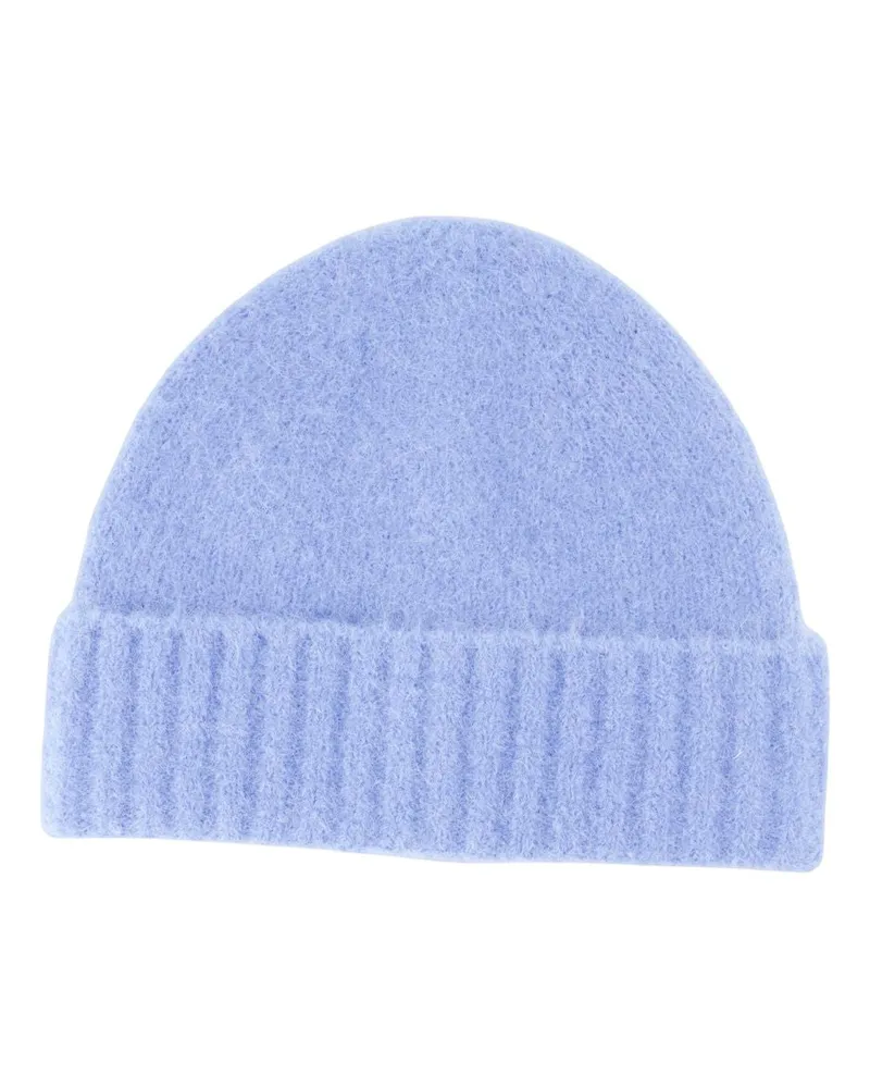 Samsøe & Samsøe Women's F24400056-164020tcx Wool-Knit Beanie Blue Blue